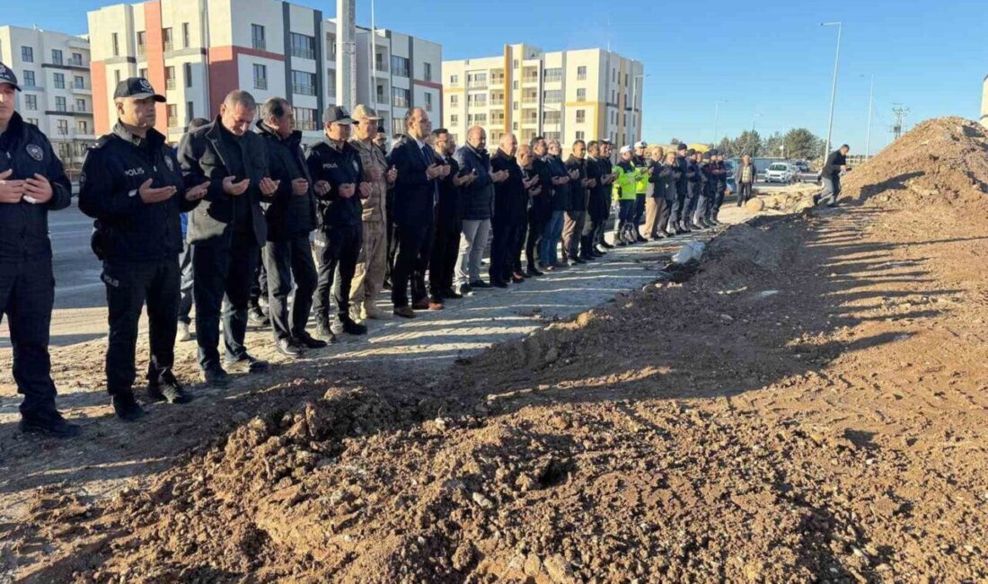 Araban ilçesinde yapılan konut alanına inşa edilecek modern cami için
