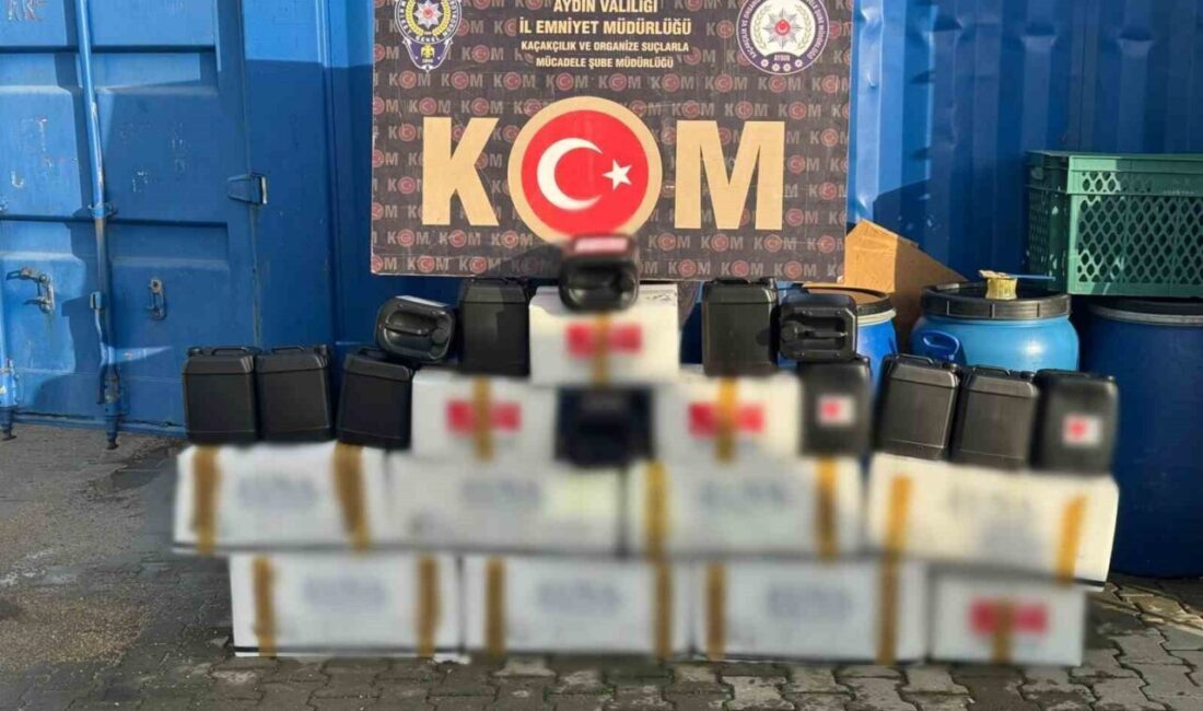 Aydın'ın Efeler ilçesinde Kaçakçılık ve Organize Suçlarla Mücadele Şube Müdürlüğü
