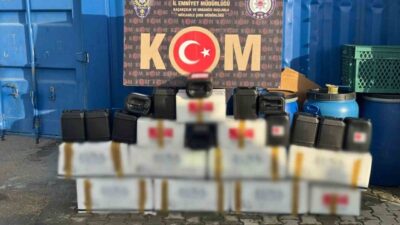 Aydın'ın Efeler ilçesinde Kaçakçılık ve Organize Suçlarla Mücadele Şube Müdürlüğü