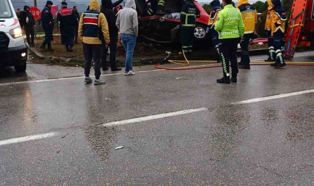 Samsun'da meydana gelen kaza