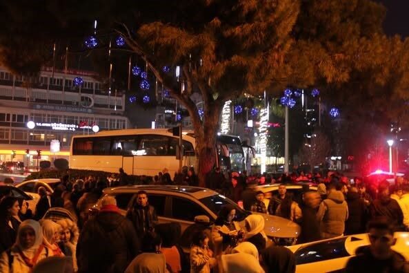 Aydınlı kafile, Diyanet İşleri Başkanlığı organizasyonu ile umre ibadeti için