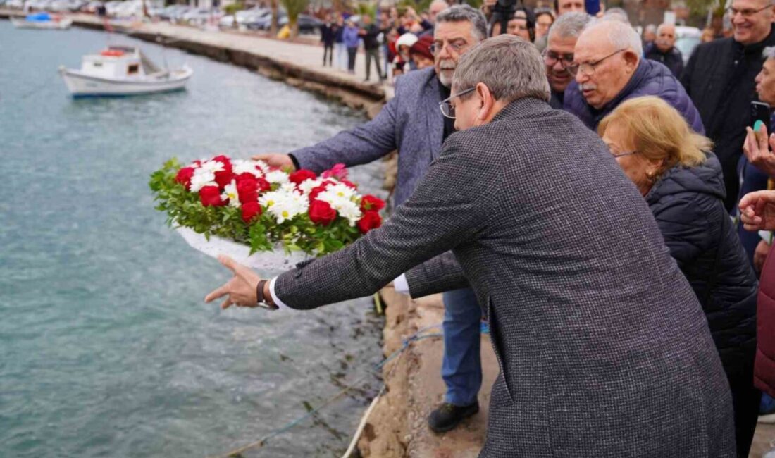 Ayvalık'ta Cunda Adası'nda yapılan mübadele anma töreninde Türkçe ve Yunanca
