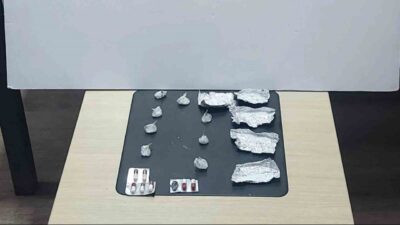 Samsun'un Bafra ilçesinde uyuşturucuyla yakalanan Y.K. (39) başka suçlardan elde