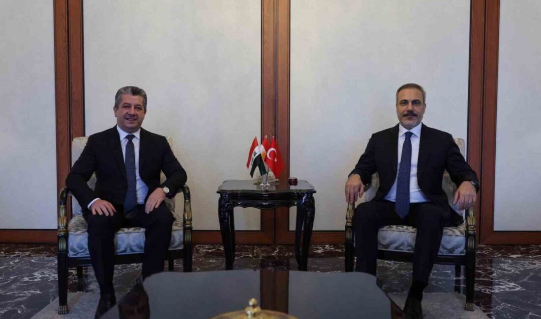Dışişleri Bakanı Hakan Fidan, Irak Kürdistan Bölgesel Yönetimi Başbakanı Mesrur