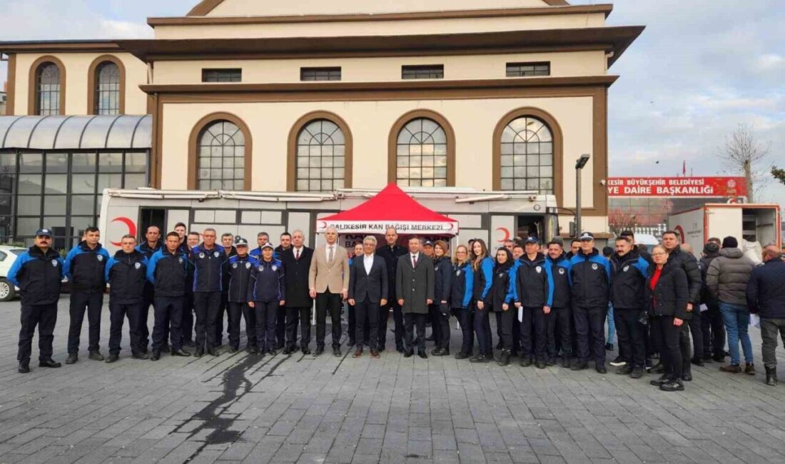 Balıkesir Büyükşehir Belediyesi Zabıta Daire Başkanlığı Toplu Kan Bağışı Etkinliği Düzenledi Balıkesir Büyükşehir Belediyesi Zabıta