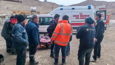 Hadim ilçesindeki bir baraj tüneli inşaatında vagon arızası meydana geldi.