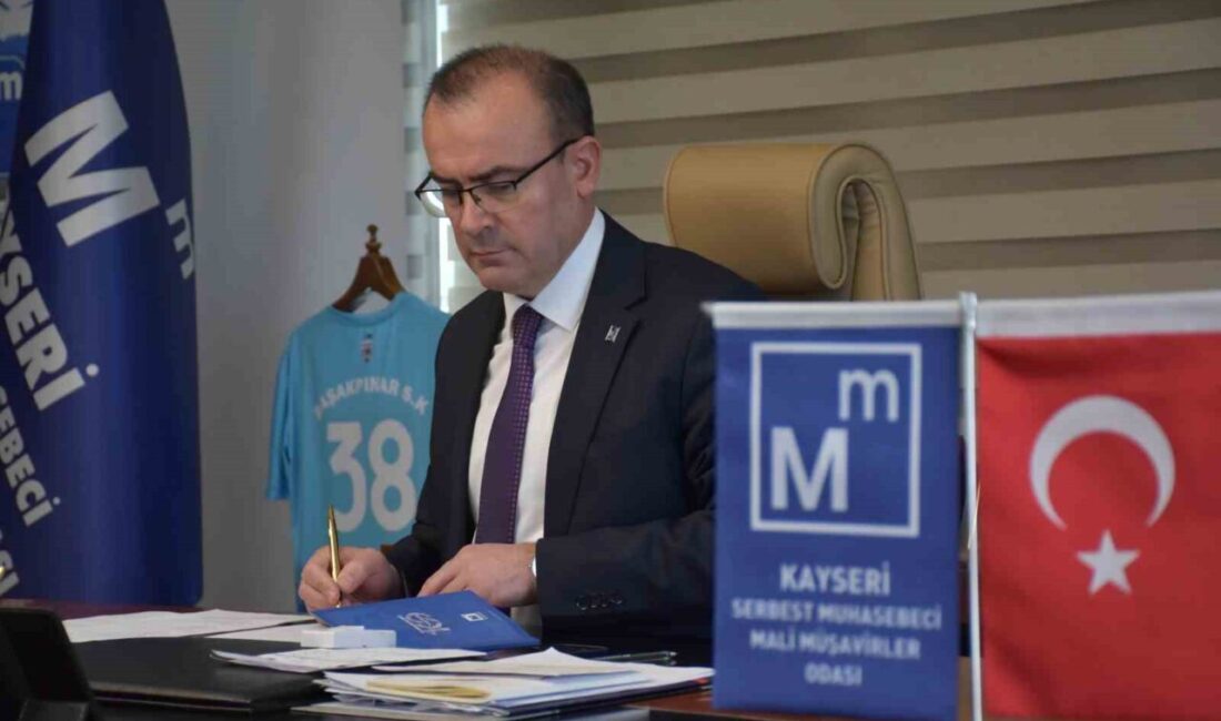Kayseri Serbest Muhasebeci Mali Müşavirler Odası Başkanı Ali Yedikaya, mali