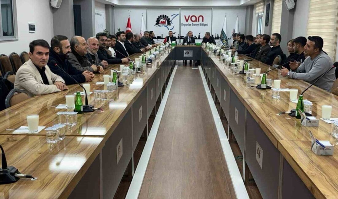 Van Organize Sanayi Bölgesi Yönetim Kurulu, Başkan Memet Aslan'ın katılımıyla