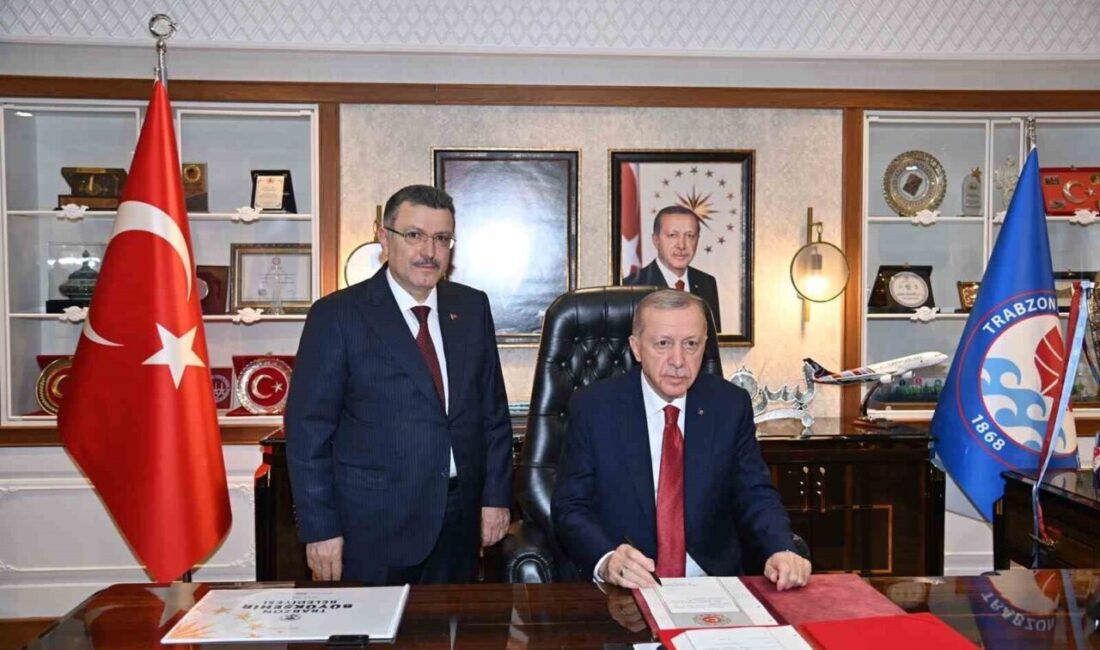 Başkan Genç Cumhurbaşkanı Erdoğan’a teşekkür etti Trabzon Büyükşehir Belediye Başkanı
