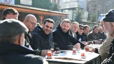 Başiskele Belediye Başkanı Yasin Özlü, Bahçecik ve Kılıçarslan Mahalleleri'nde vatandaşlarla