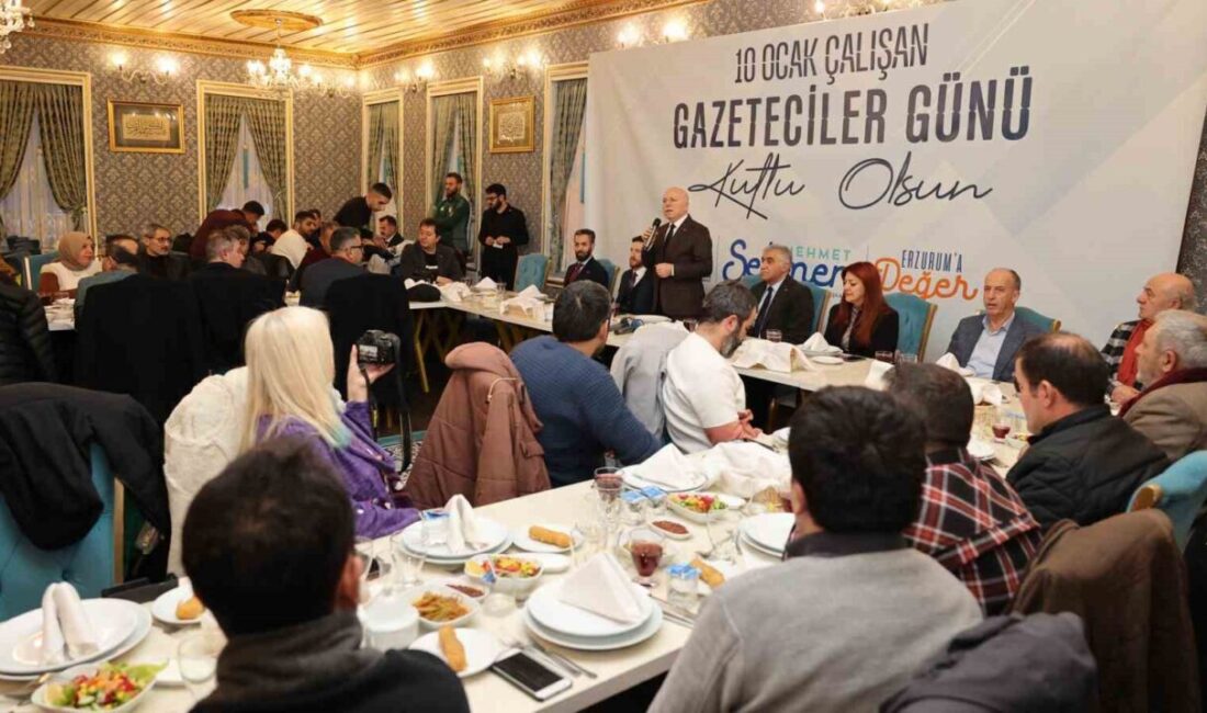 Başkan Sekmen: “Erzurum medyası bizim kılavuzumuz” Erzurum Büyükşehir Belediye Başkanı