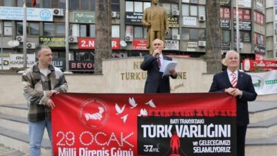 BTTDD Edremit Şubesi, Türk kimliğine karşı direnişini "Toplumsal Dayanışma ve