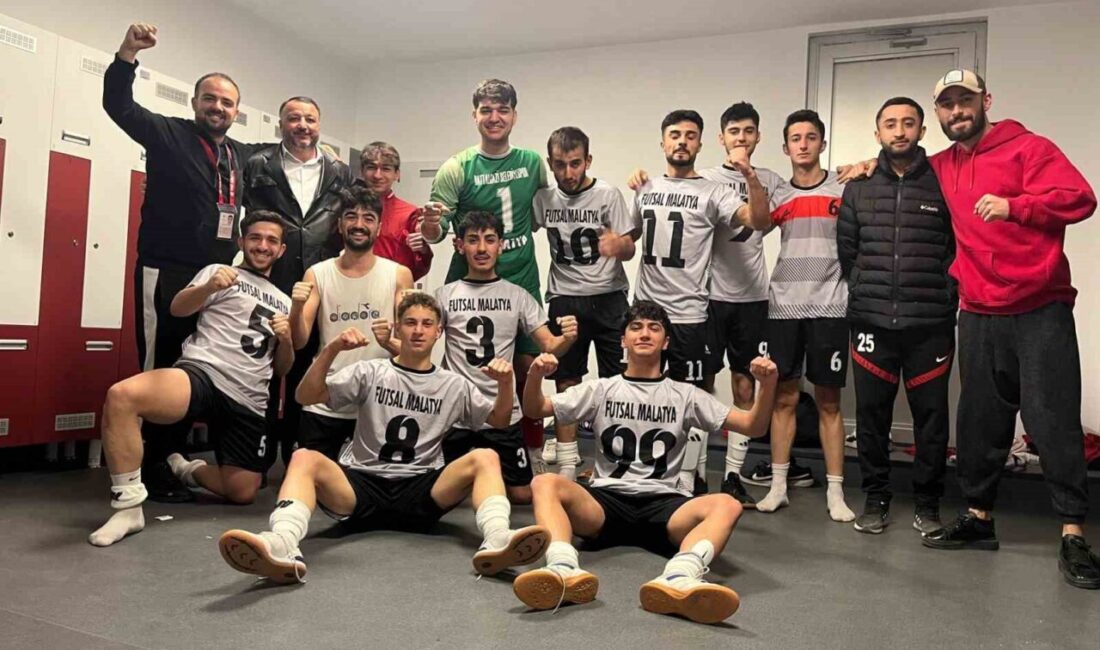 Malatya'nın futsal temsilcisi Battalgazi Belediyespor, TFF Futsal 1. Ligi'ne yükselerek