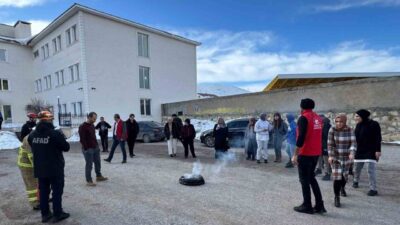 Bayburt İl Afet ve Acil Durum (AFAD) Müdürlüğü görevlilerince ilk