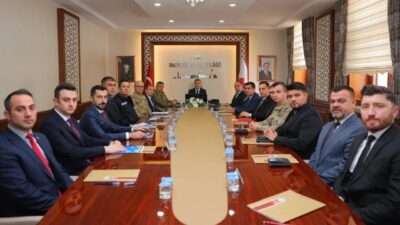 Bayburt Valisi Mustafa Eldivan yönetiminde düzenlenen 'Genişletilmiş İl Güvenlik ve