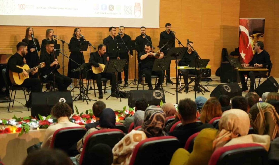 Bayburt İl Milli Eğitim Müdürlüğü tarafından düzenlenen "Gönülden Türkü Konseri"nde