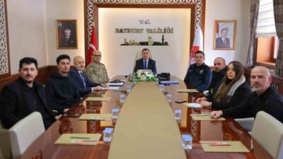 Bayburt Valisi Mustafa Eldivan, kentteki asayiş durumunu değerlendirdi. 2024 yılı
