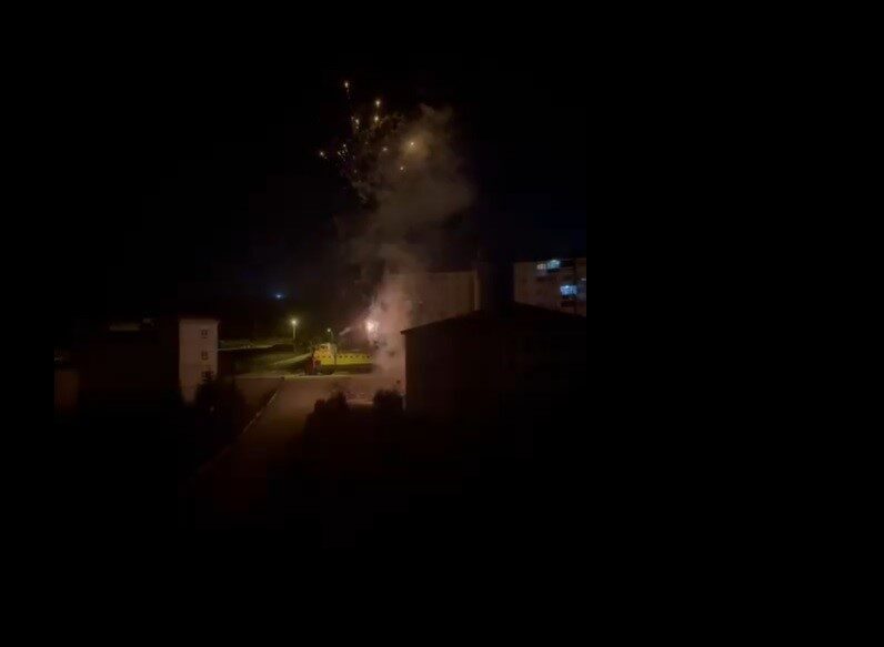 Bilecik’te dün gece hareketli dakikalar yaşandı Bilecik'te bir cami bahçesinde