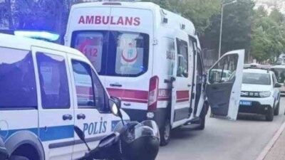 Bilecik'te otomobil ile motosikletin çarpışması sonucu meydana gelen trafik kazasında