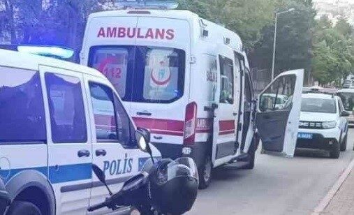 Bilecik'te otomobil ile motosikletin çarpışması sonucu meydana gelen trafik kazasında