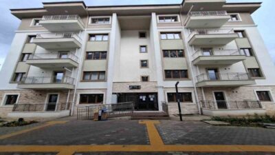 Bilecik’in Bayırköy beldesinde Toplu Konut İdaresi Başkanlığı (TOKİ) tarafından yapılan