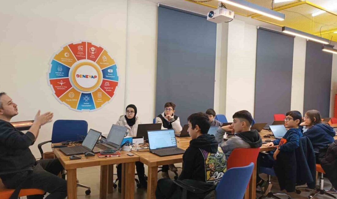 Sincan Belediyesi'nin Bilim Sincan merkezi, öğrencilere sömestr tatilinde bilim, teknoloji
