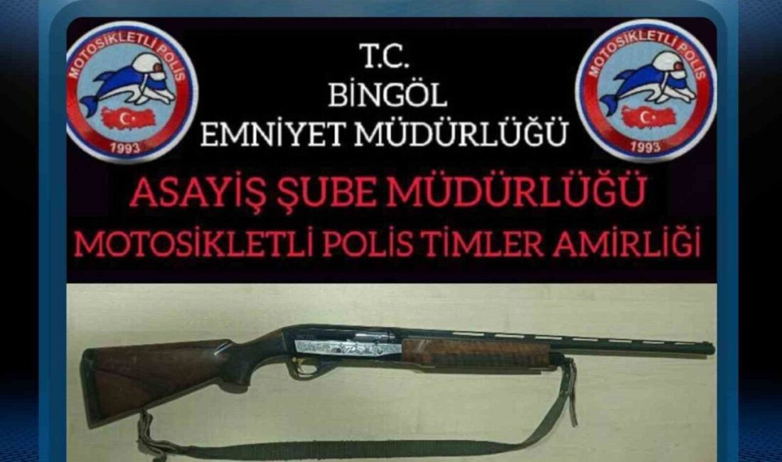 Bingöl'de jandarma ekipleri tarafından yapılan çalışmada ruhsatsız bir tüfek ele