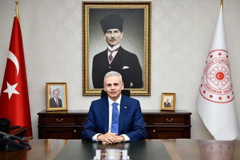 Bisikletten düşen Vali Mehmet Fatih Çiçekli’nin köprücük kemiği kırıldı Karaman Valisi Mehmet Fatih