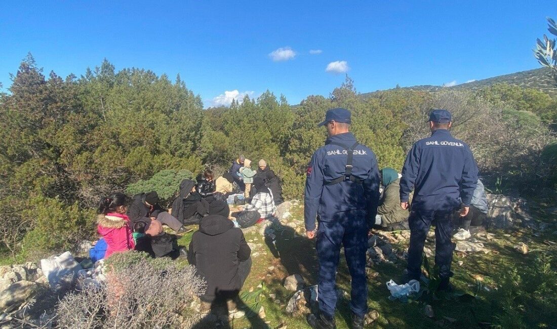 Bodrum'da polis ve sahil güvenlik ekipleri tarafından düzenlenen operasyonda 18