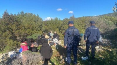 Bodrum'da polis ve sahil güvenlik ekipleri tarafından düzenlenen operasyonda 18