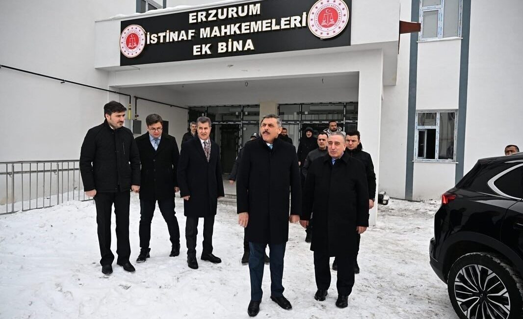 Erzurum Valisi Mustafa Çiftçi, Bölge Adliye Mahkemesi Ek Hizmet Binası'ndaki
