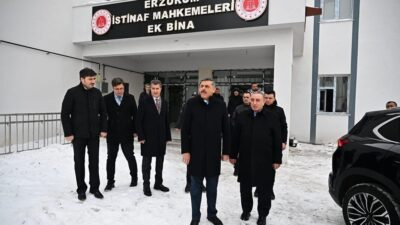 Erzurum Valisi Mustafa Çiftçi, Bölge Adliye Mahkemesi Ek Hizmet Binası'ndaki