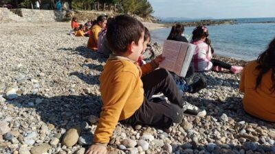 Bozyazı ilçesinde 'Kültürün İzinde Mersin' projesi kapsamında düzenlenen gezi etkinliğinde