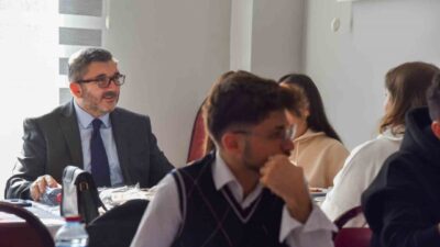 BŞEÜ Rektörü Prof. Dr. Zafer Asım Kaplancıklı ve Rektör Yardımcısı