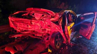 Bucak, Burdur'da iki otomobilin çarpışması sonucu Hamza D. ve diğer