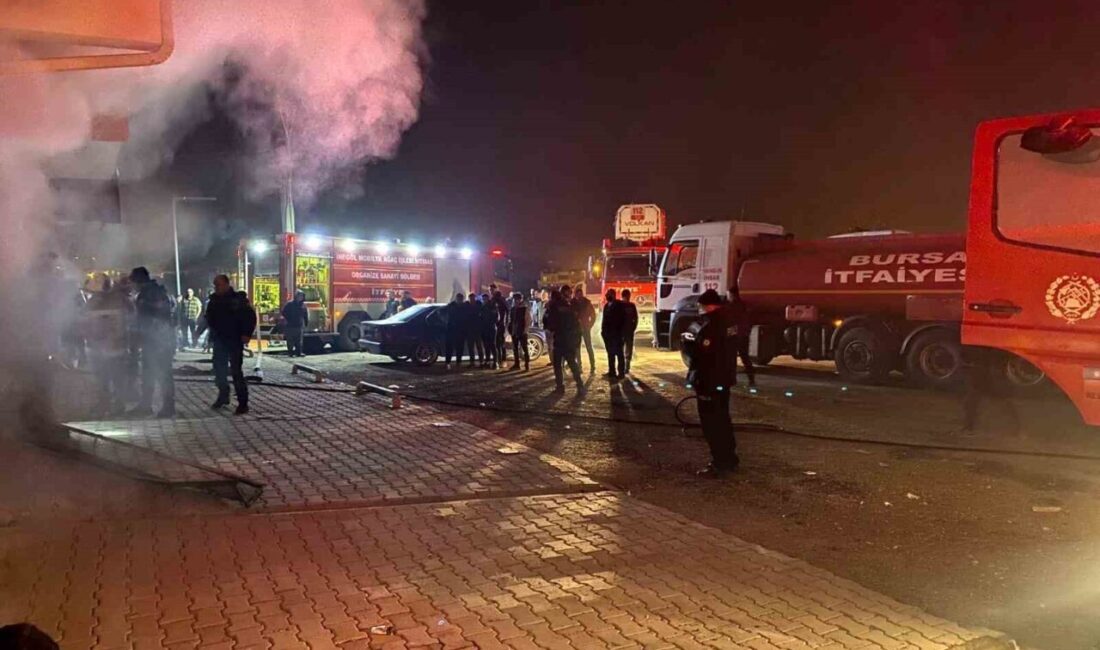 Bursa İnegöl'de bir marketin