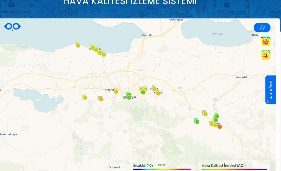 Bursa Büyükşehir Belediyesi, hava ve gürültü kirliliğini azaltmak için mobil