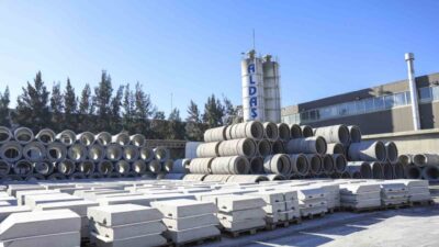 Antalya'da ALDAŞ şirketi tarafından işletilen Prefabrik Yapı Elemanları Üretim Tesisi,