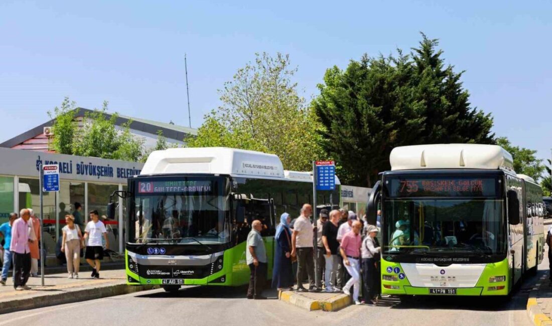Büyükşehir otobüsleri 51 milyon yolcu taşıdı Kocaeli Büyükşehir Belediyesi'nin iştiraki