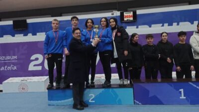 Erzurum'da düzenlenen EİT 2025 Kış Spor Oyunları'nda curling müsabakaları sona
