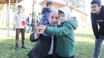 Canik Orman Okulu'nda 4 bin 974 öğrenciye doğayla iç içe