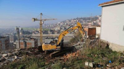 İzmit Cedit Mahallesi'nde kentsel dönüşüm çalışmaları kapsamında 0.35 hektarlık alanda