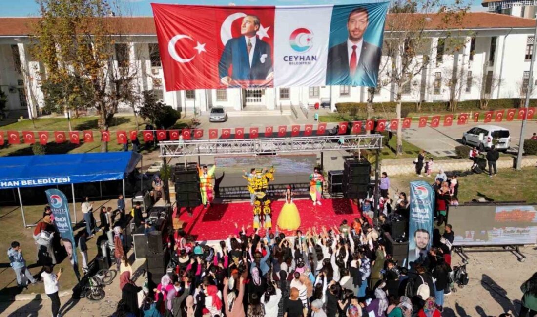 Ceyhan Belediyesi, Karneni Al Gel şenliği düzenledi. Coşkulu etkinlikte çocuklar