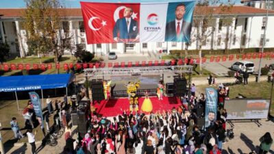 Ceyhan Belediyesi, Karneni Al Gel şenliği düzenledi. Coşkulu etkinlikte çocuklar