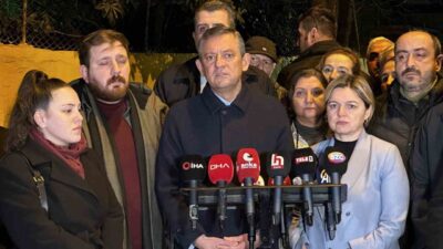 CHP Genel Başkanı Özgür Özel, tutuklanan Beşiktaş Belediye Başkanı Rıza