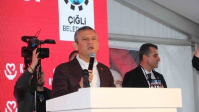 CHP Genel Başkanı Özgür Özel, Çiğli’de 110. kent lokantasının açılışını