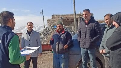 Ağrı'nın Diyadin İlçesi'nde Tarım ve Orman Bakanlığının desteklediği "Tarımsal Üretim