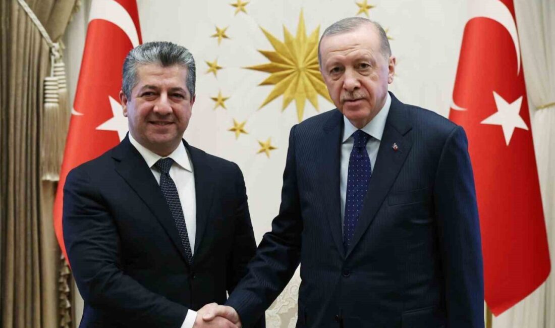 Cumhurbaşkanı Erdoğan, IKBY Başbakanı Mesrur Barzani’yi kabul etti Cumhurbaşkanı Erdoğan, IKBY Başbakanı