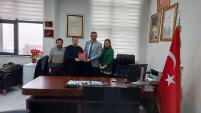 Çiçekdağı TÜGVA Temsilcisi Cüneyt Demirdaş, Milli Eğitim Müdürü Sayın Abdulkadir