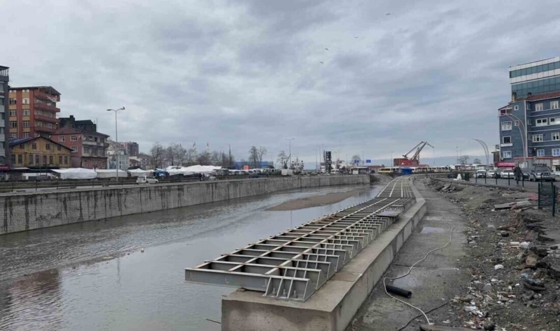 Zonguldak'ta sel ve su baskınlarına engel olacak dere ıslah projesinde